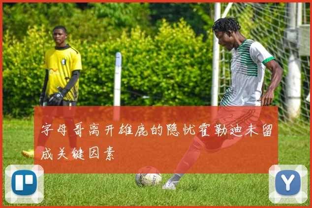 字母哥离开雄鹿的隐忧霍勒迪未留成关键因素